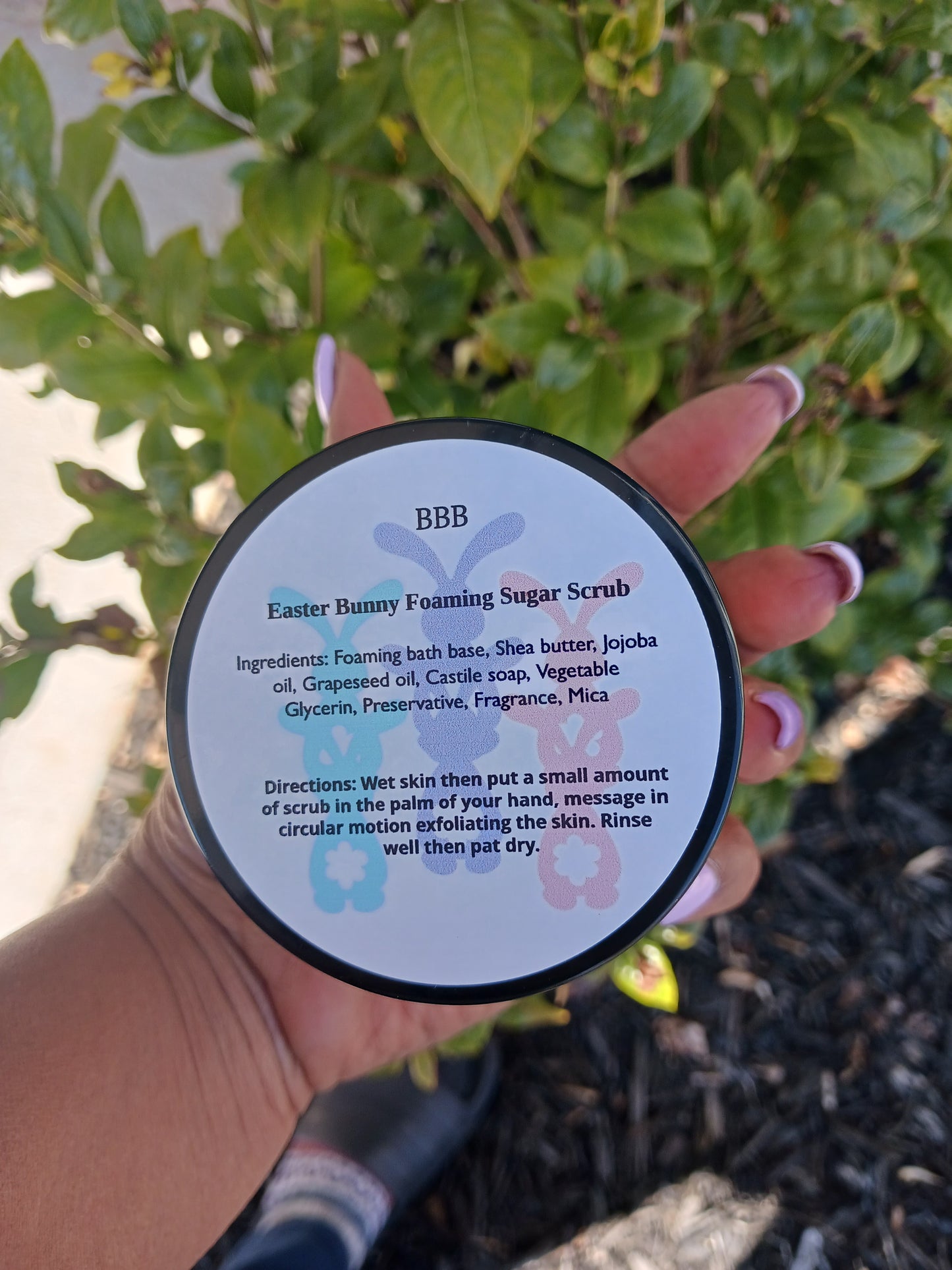 Easter Bunny Foaming Sugar Scrub